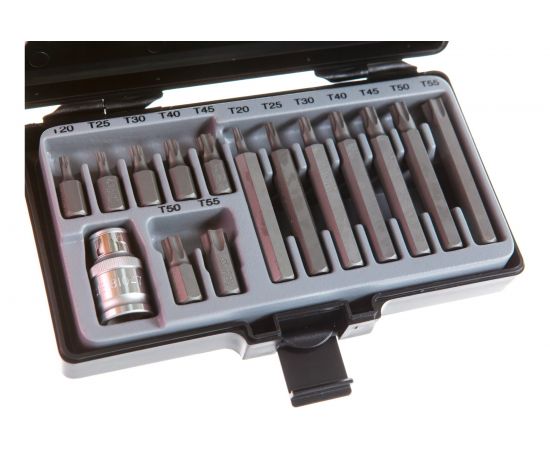 Набор бит TORX 15 шт. FORCE 4156 – изображение 2