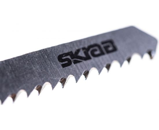 Пилки для лобзика T101B/101BR/144D/101AI/101AO (5 шт; 1.2-4мм; 100 мм) Ламинат/Дерево/Пластик) SKRAB 20846 – изображение 3