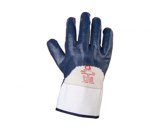Защитные перчатки с нитриловым покрытием JetaSafety JN067-XL – изображение 3