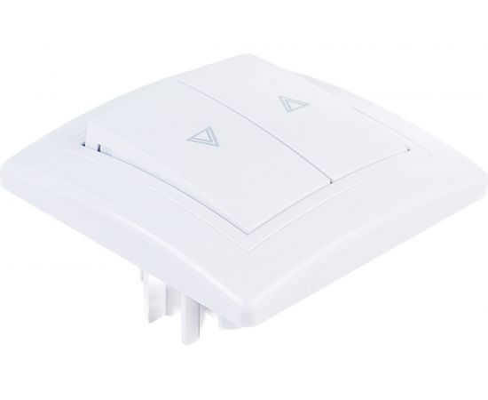 Кнопка выключателя управления жалюзи Aling-conel PRESTIGE 10AX 250В, белая 6075.00 113055 – изображение 3