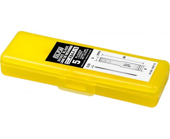 Лопаточные лезвия OLFA для ножа 6 мм OL-KB4-F/5 – изображение 3