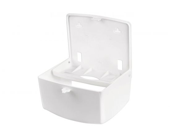 Диспенсер для полотенец ЛАЙМА PROFESSIONAL ORIGINAL, V, белый, ABS-пластик 605761 – изображение 4