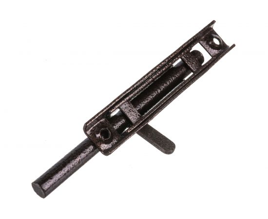 Накладная задвижка Домарт точёная ручка, медь антик 170295 – изображение 4