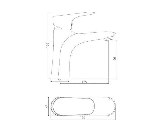 Смеситель для умывальника без душевого комплекта Damixa 460210000 – изображение 4