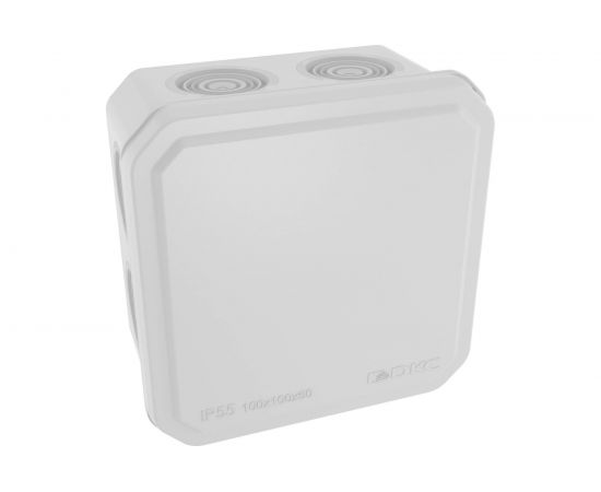Ответвительная коробка DKC с 8+2 кабельными вводами d25/20мм IP55 100х100х50мм 53800 – изображение 4