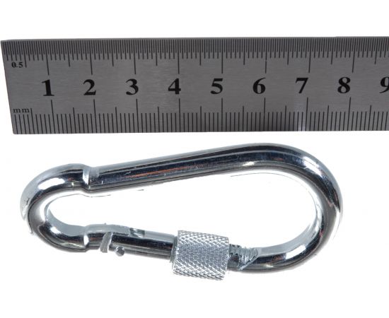 Карабин с предохранительной гайкой Метизный двор 8 мм 2 шт. 4690441031693 – изображение 4