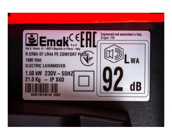 Электрическая газонокосилка EFCO LR 44 PE COMFORT PLUS 66129050S – изображение 5