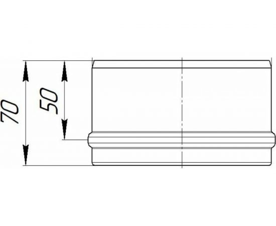 Глухая заглушка Прок внутренняя, диаметр 80 ПР029732 – изображение 5