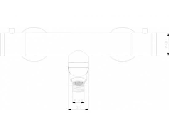 Термостатический смеситель для ванны Swedbe Mercury с поворотным изливом 9045 – изображение 5
