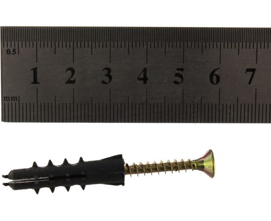 Пакет дюбель РДК Метизный двор 6х30мм + шуруп 4х35мм 15 шт. 4607173902139 – изображение 5