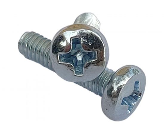 Винт ZAMETAL М8х12 полукруг. гол., DIN 7985, оц., 200 шт ZA513090 