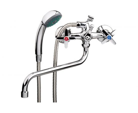 Смеситель на ванну LEDEME крест керамика L2120 65720 