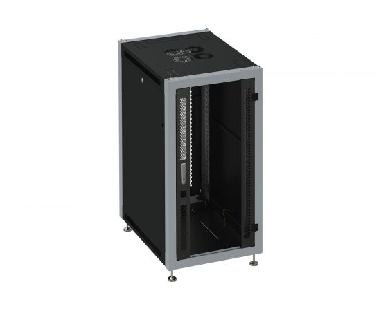 Коммутационный шкаф SYSMATRIX, 22U 600х600х1100 передняя дверь-стекло, задняя-2 створки SL 6622 914 