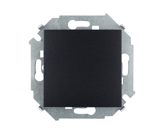 Одноклавишный выключатель Simon 16А, 250В, винтовой зажим, графит 1591101-038 