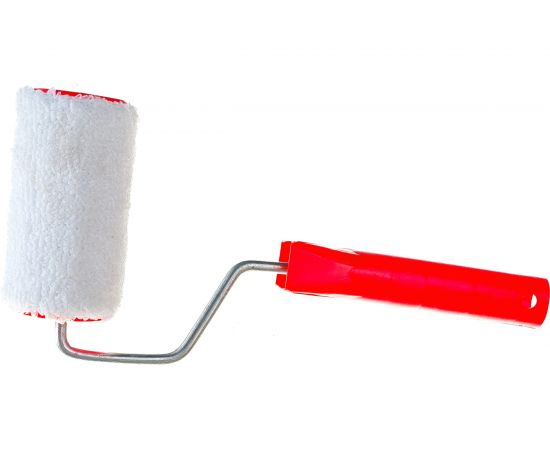 Малярный валик РемоКолор с рукояткой Велюр, ось 6мм, D48мм, 100мм, 04-2-303 