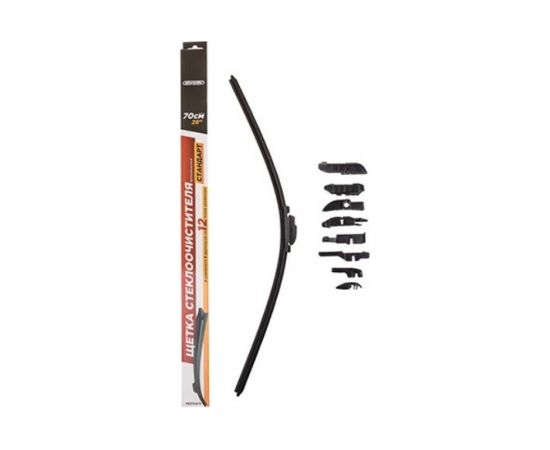 Бескаркасная щетка стеклоочистителя SKYWAY стандарт 9 адаптеров S02701070 