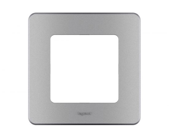 Рамка Legrand - 1 пост - INSPIRIA - алюминий 673932 