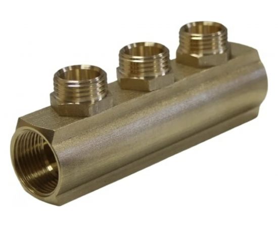 Коллектор ДТРД ВР 3/4 на 3 выхода НР 1/2 межосевое 35 мм 6105 410319 