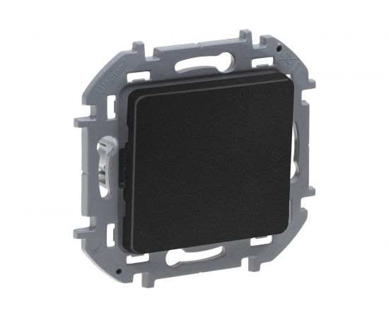 Одноклавишный выключатель Legrand - INSPIRIA - 10 AX - 250 В - антрацит 673603 