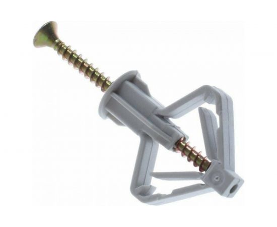 Дюбель Бабочка BeFast с шурупом 10х50 мм 100 шт. BNNW10050100S 