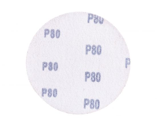 Круг абразивный на ворсовой подложке под липучку (10 шт; 125 мм; P 80) СИБРТЕХ 738457 – изображение 2