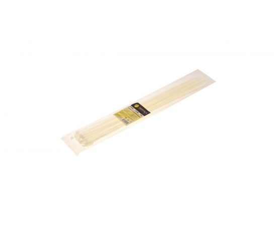 Универсальный пластиковый хомут ЭВРИКА белый 5.0x400мм 25шт ER-05402 – изображение 2