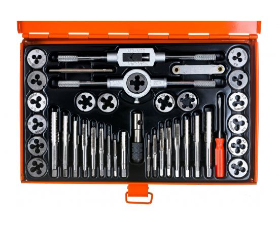 Набор метчиков и плашек HARDEN профессиональный 40 предметов 610459 – изображение 2