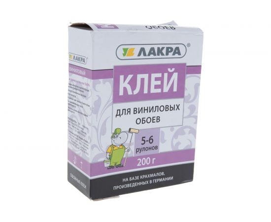 Клей для виниловых обоев Лакра 200 г Лк-00003797 – изображение 2