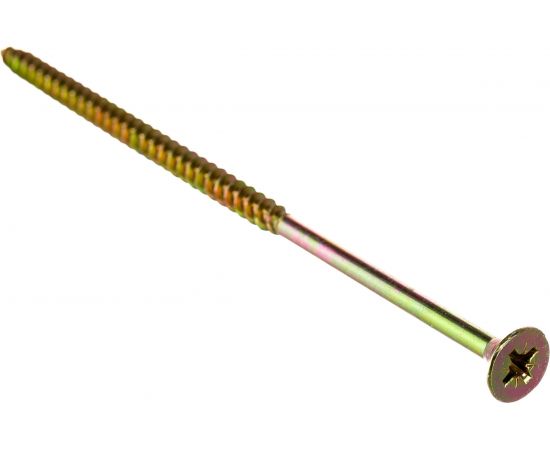 Саморез КРЕП-КОМП желтый цинк POZY 5х120 1000шт жд5120 – изображение 2