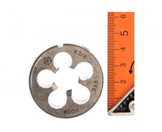 Плашка, коническая К 3/8 дюйма 9ХС ТМ Туламаш 58007 – изображение 2