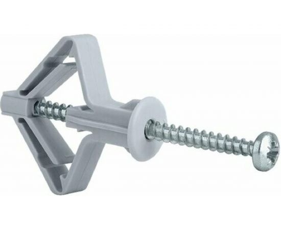 Дюбель Бабочка BeFast с шурупом 10х50 мм 100 шт. BNNW10050100S – изображение 2