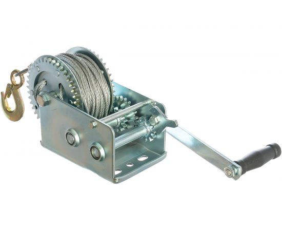 Ручная барабанная лебедка TOR ЛН-2500 (LHW) г/п 1,0 т, длина троса 20 м 11313 – изображение 2