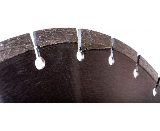 Диск алмазный отрезной сегментный Hard Materials Laser (400x25.4 мм) Hilberg HM109 – изображение 3