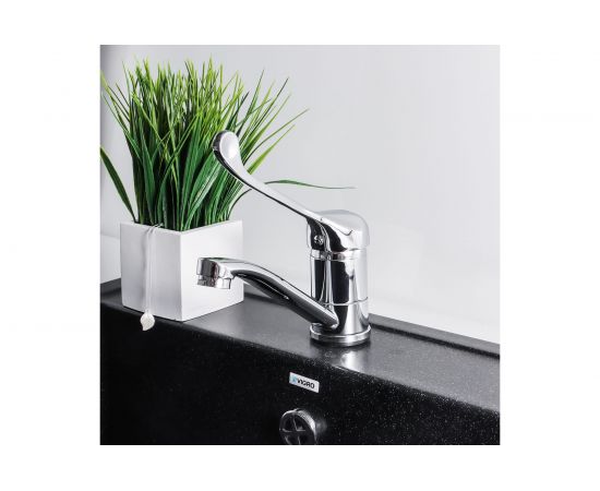 Хирургический смеситель для раковины Ekko с гайкой E45054 – изображение 3