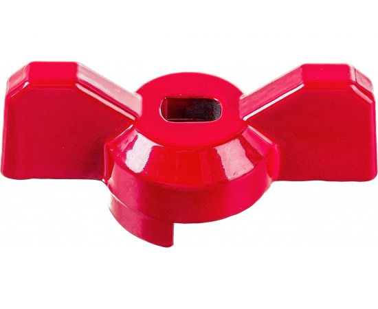 Рукоятка для шарового крана PROFACTOR бабочка, красный/синий 1/2 дюйма - 3/4 дюйма PF FBV 1520WH – изображение 4