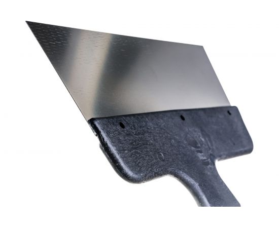Шпатель фасадный из нержавеющей стали, 200 мм, пластмассовая ручка СИБРТЕХ 85438 – изображение 4