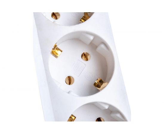 Сетевой фильтр ExeGate SP-5-7W 5евро с заземлением 7м защита от перегрузки выключатель с подсветкой белый 279180 – изображение 4