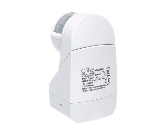 Датчик движения Orbis 200 градусов MULTIMAT IP55 белый OB134212 – изображение 4