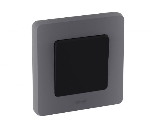 Одноклавишный выключатель Legrand - INSPIRIA - 10 AX - 250 В - антрацит 673603 – изображение 7
