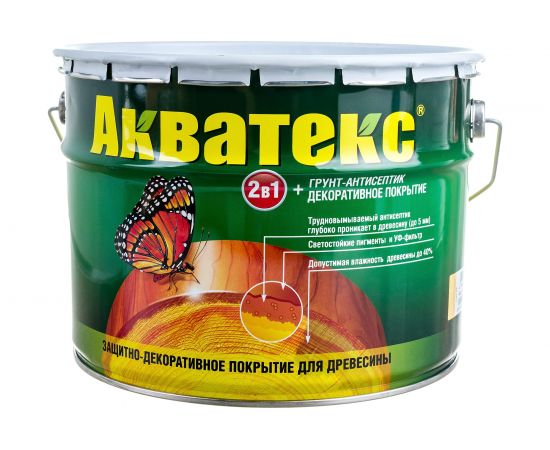 Защитно-декоративное покрытие для древесины Акватекс Сосна 10 л 562 