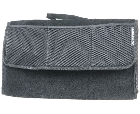 Ковролиновый органайзер в багажник, 50х13х20 см, чёрный, 1 24 AUTOPROFI TRAVEL ORG-20 BK 