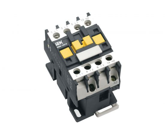 Контактор IEK КМИ-11210 12А 400В 1НО ИЭК KKM11-012-400-10 
