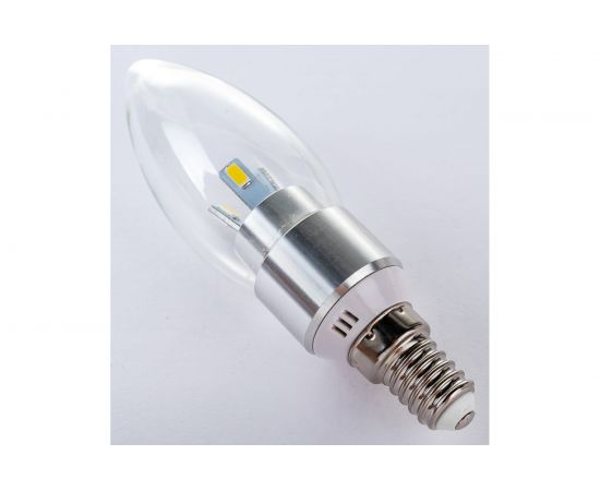 Светодиодная лампа Nord-Yada C35 3W S 220V E14 4200K (свеча прозрачная) 903644 