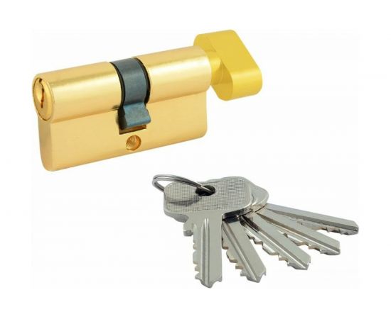 Цилиндровый механизм НОРА-М ЕСО Z ЛВ-60 30-30 латунь Х 16094 