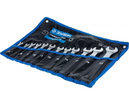 Набор комбинированных гаечных ключей 12 шт 6 - 22 мм Зубр 27087-H12_z01 