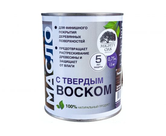 Масло с твёрдым воском Mighty Oak (палисандр; 0.75 л) MO139 