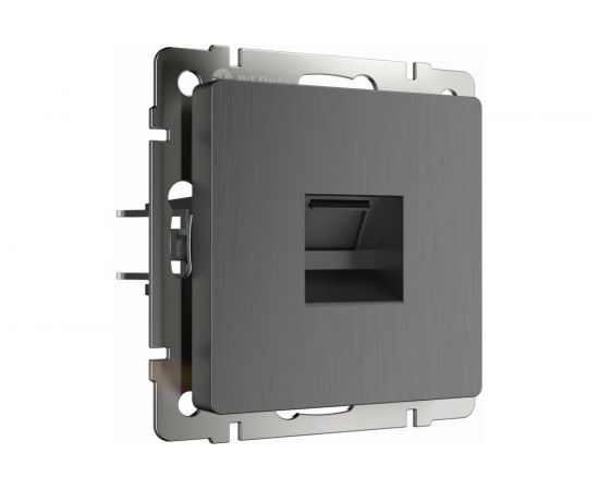 Розетка Werkel W1181004 Ethernet RJ-45 графит a050748 