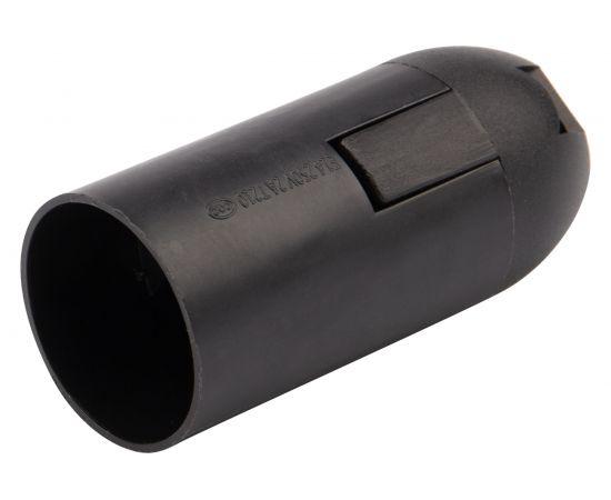 Термостойкий подвесной патрон REXANT пластиковый Е14 черный 11-8843-4 