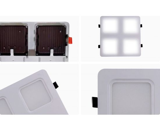 Светодиодный встраиваемый светильник Apeyron Грильято, 48Вт, 4800Лм, 4000К, 300х300х27мм. 42-023 – изображение 16