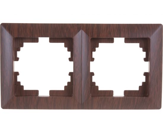 Рамка Intro 450210 на 2 поста, СУ, Solo, венге Б0043415 – изображение 2